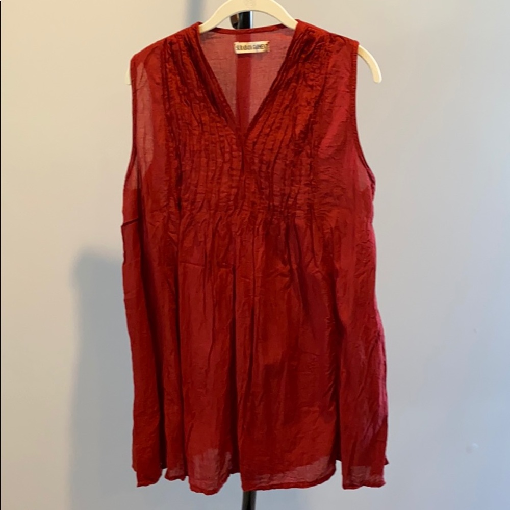 Ruby Linen Tank Top.